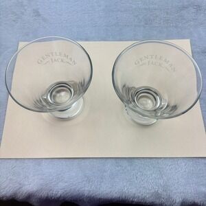 Gentleman‎ Jack Cocktail Glasses Martini Glass Set of 2 Barware